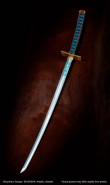 Demon Slayer: Kimetsu no Yaiba Proplica replika 1/1 Nichirin Sword (Muichiro Tokito) 91 cm